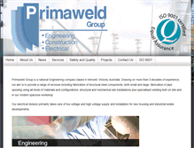 Tablet Screenshot of primaweld.com.au